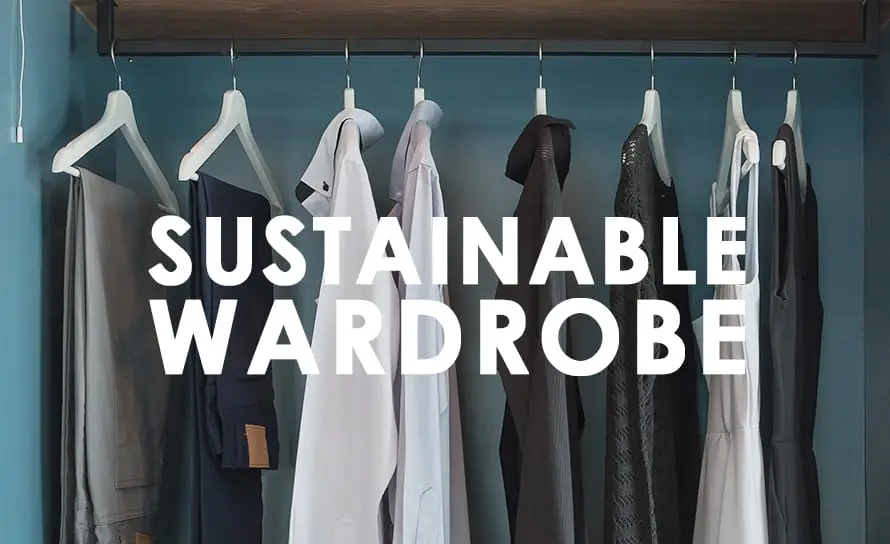 sustainable Trendy clothes wardrobe